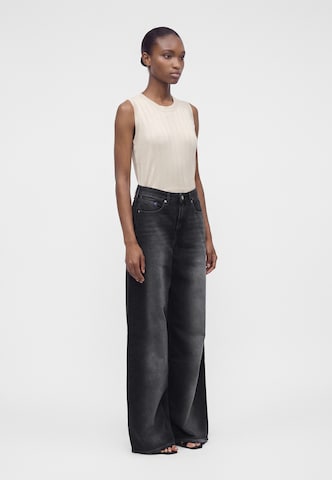 KARL LAGERFELD JEANS Bő szár Farmer - fekete