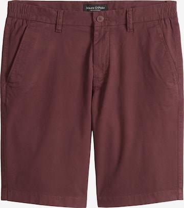 Marc O'Polo Regular Trousers in Red: front