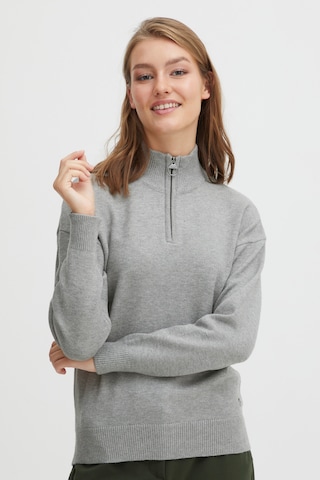 Oxmo Sweater 'Rita' in Grey: front