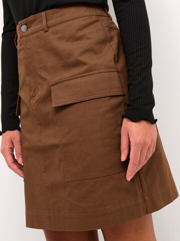 Kaffe Skirt 'Carmen' in Brown