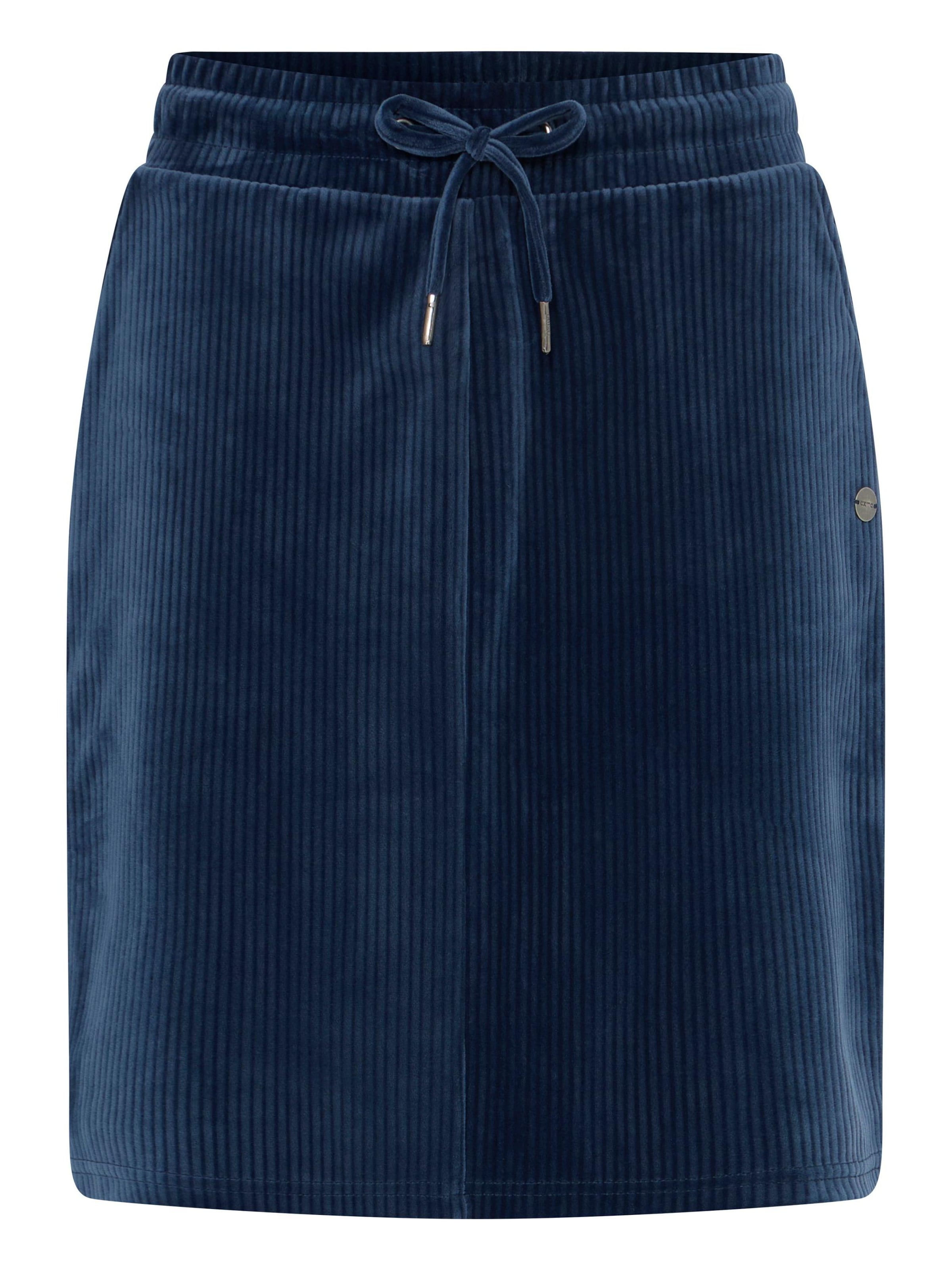 Gonna 'OXEBBA' di Oxmo in blu: frontale