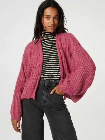Fabienne Chapot Knit Cardigan 'Harper' in Pink: front
