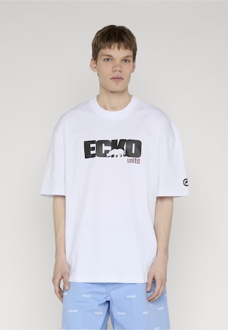 Maglietta di Ecko Unlimited in bianco: frontale