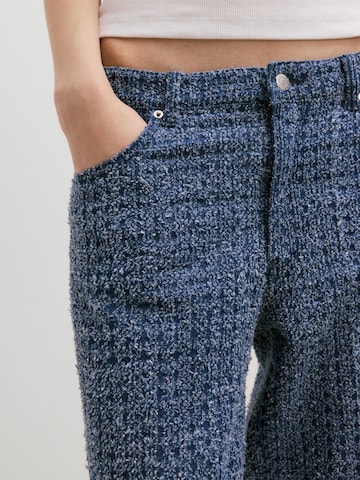 EDITED Wide leg Jeans 'Liv' in Blauw