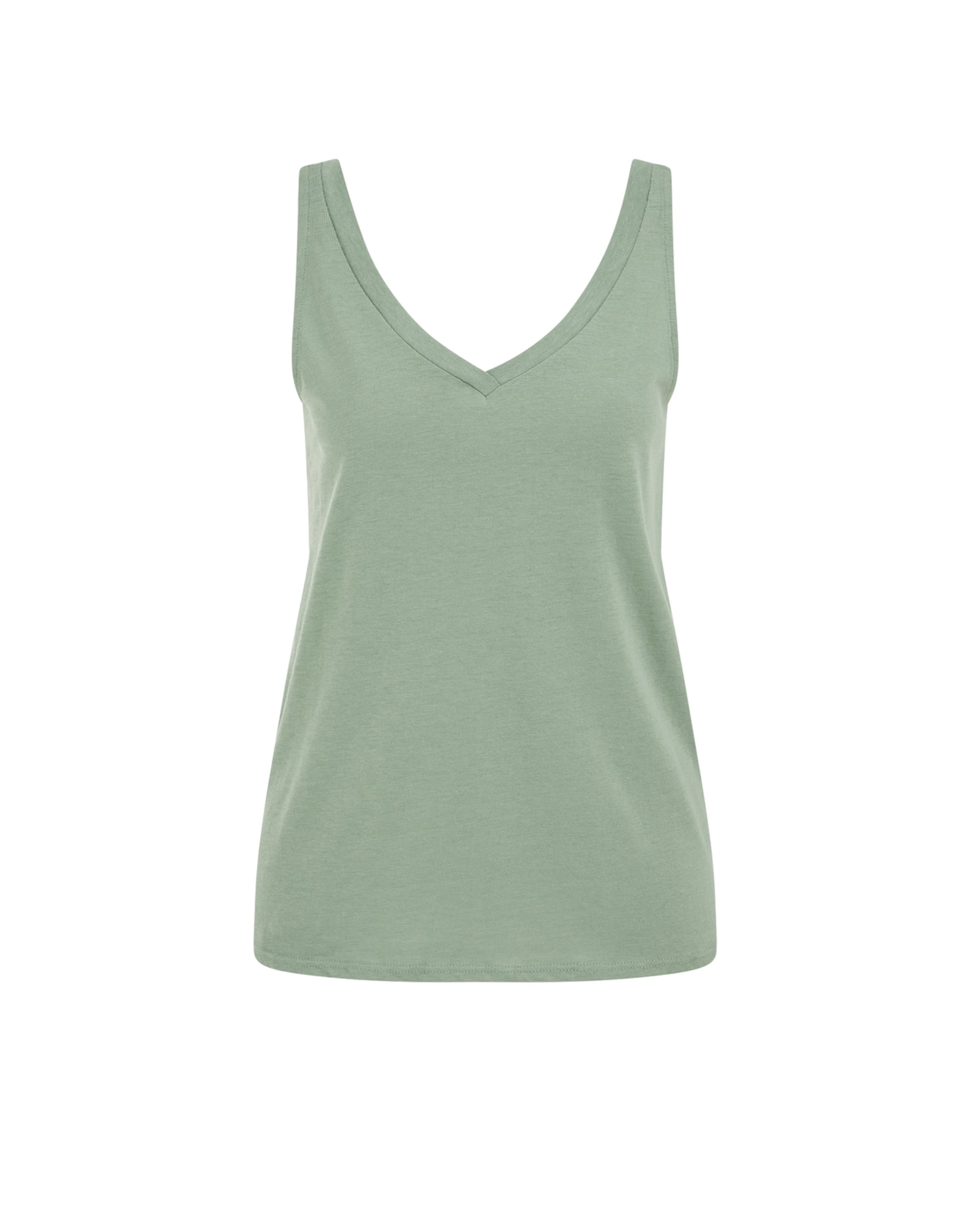 WE Fashion Top in Groen: voorkant