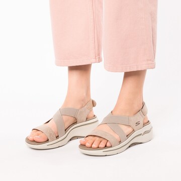 SKECHERS Hiking Sandals 'Go Walk' in Grey