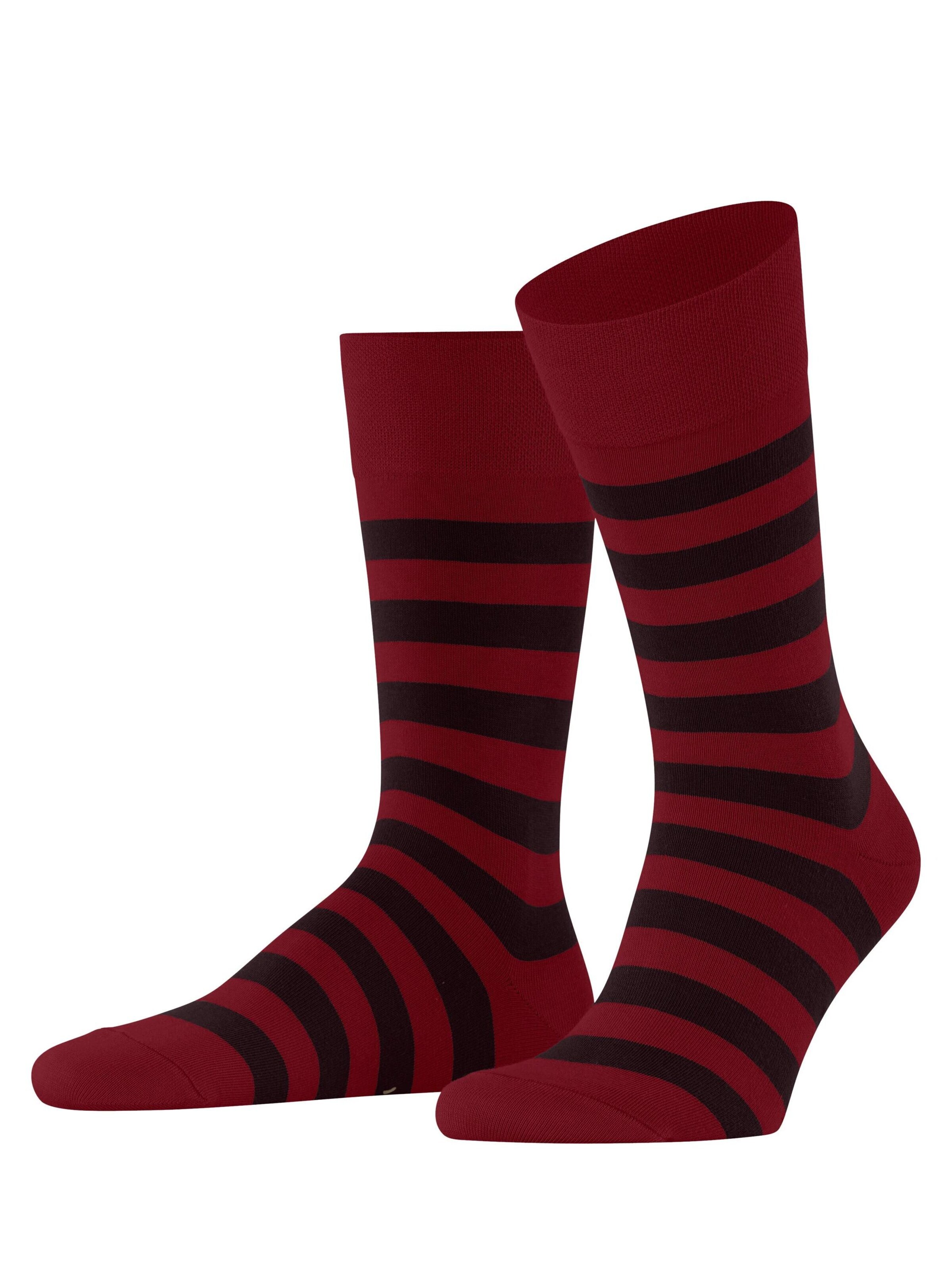 FALKE Socken 'Sensitive Mappd Line'‌‌‌‌‌‌‌‌ in Rot: Vorderseite