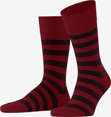 FALKE Socken 'Sensitive Mappd Line' in Rot: Vorderseite