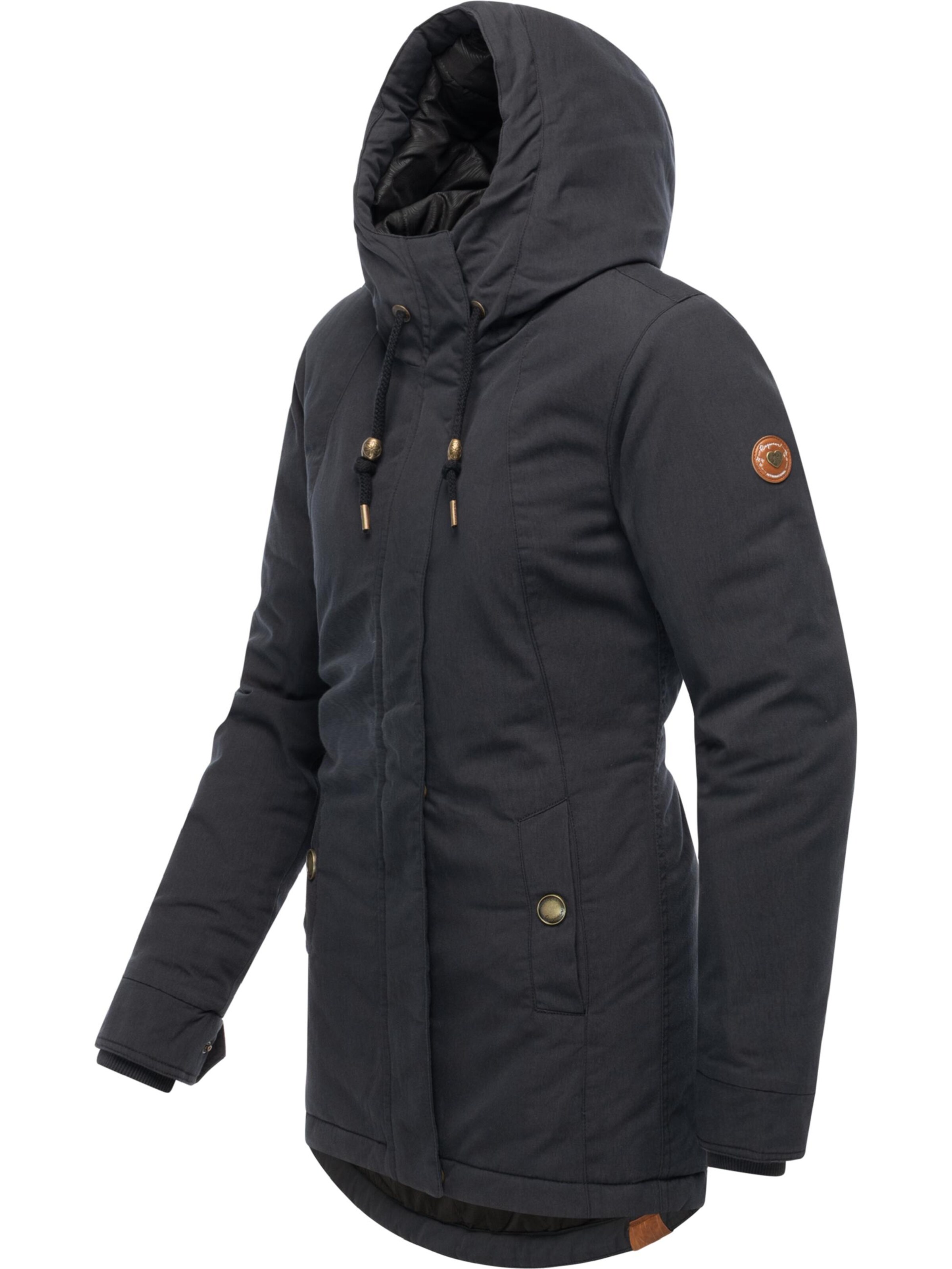 Ragwear Winterjas 'Monadena' in Zwart