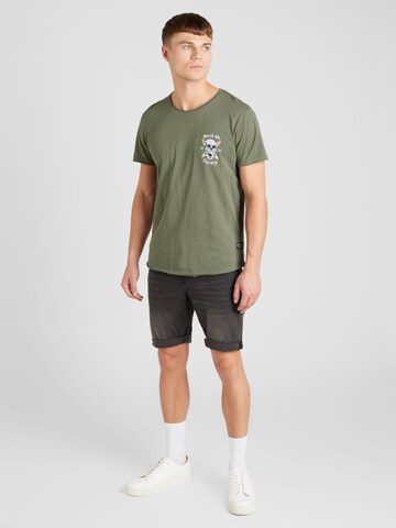 Key Largo Shirt 'POTENTIAL' in Green