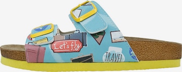 DOGO Sandale 'DOGO Stella - Let's Fly' in Blau: Vorderseite