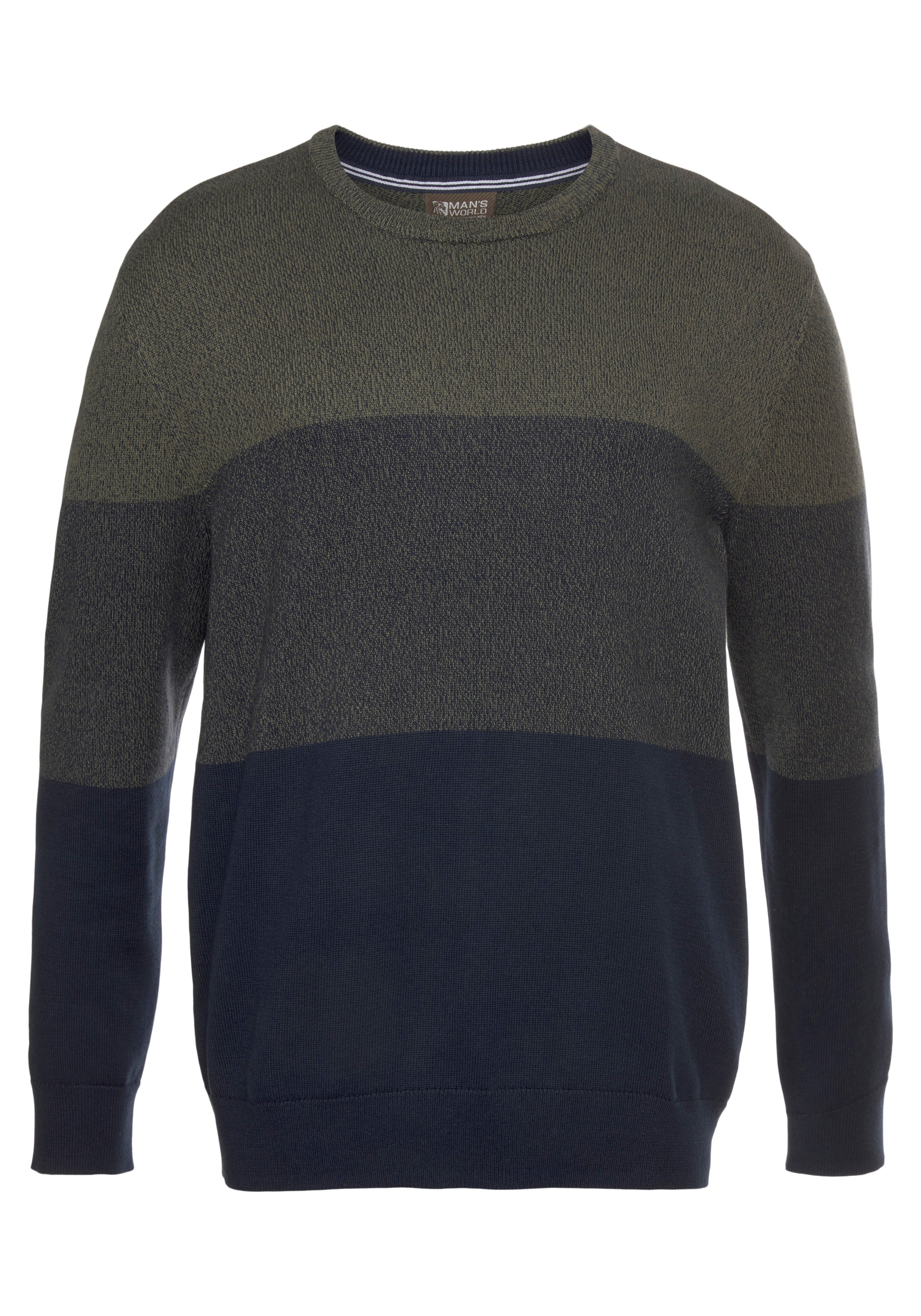 Man's World Pullover in Blau: Vorderseite