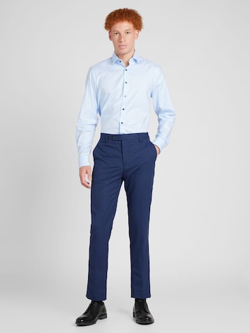 OLYMP Slim fit Skjorta 'Level 5' i blå