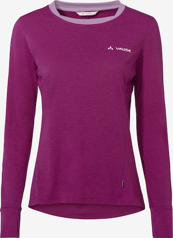 VAUDE Functioneel shirt 'Sveit' in Lila: voorkant