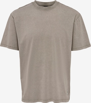 Only & Sons T-Shirt 'Ron' in Grau: predná strana