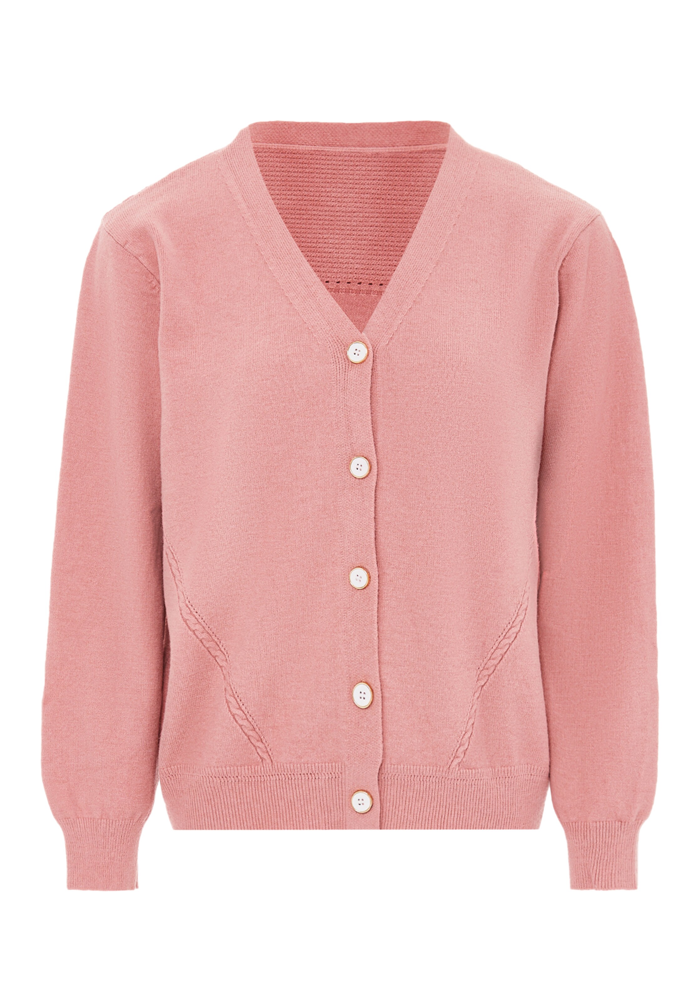 YASANNA - Casaco de malha em rosa: frente