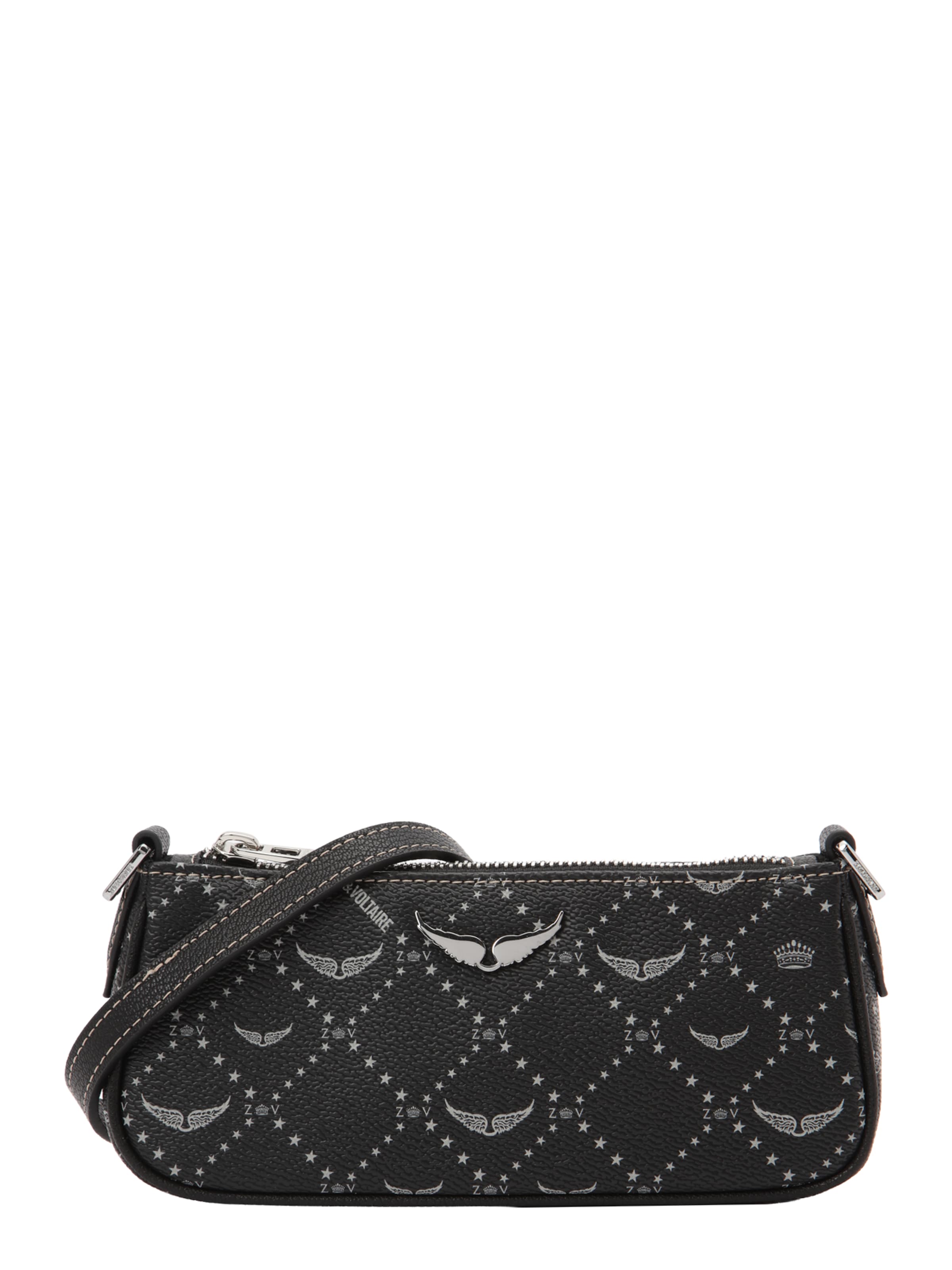 Zadig & Voltaire Umhängetasche in Schwarz: Vorderseite