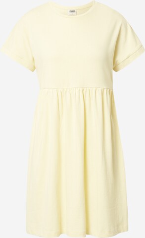 Robe 'Empire Valance' Urban Classics en jaune : devant