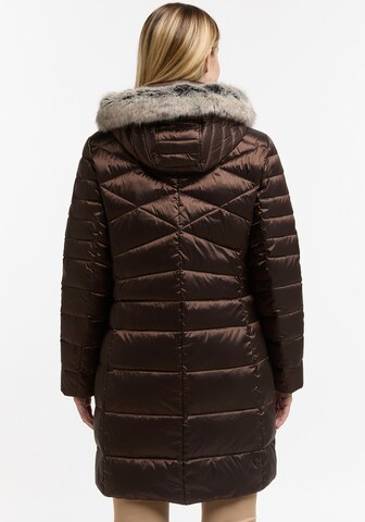 Barbara Lebek Winter Coat in Brown