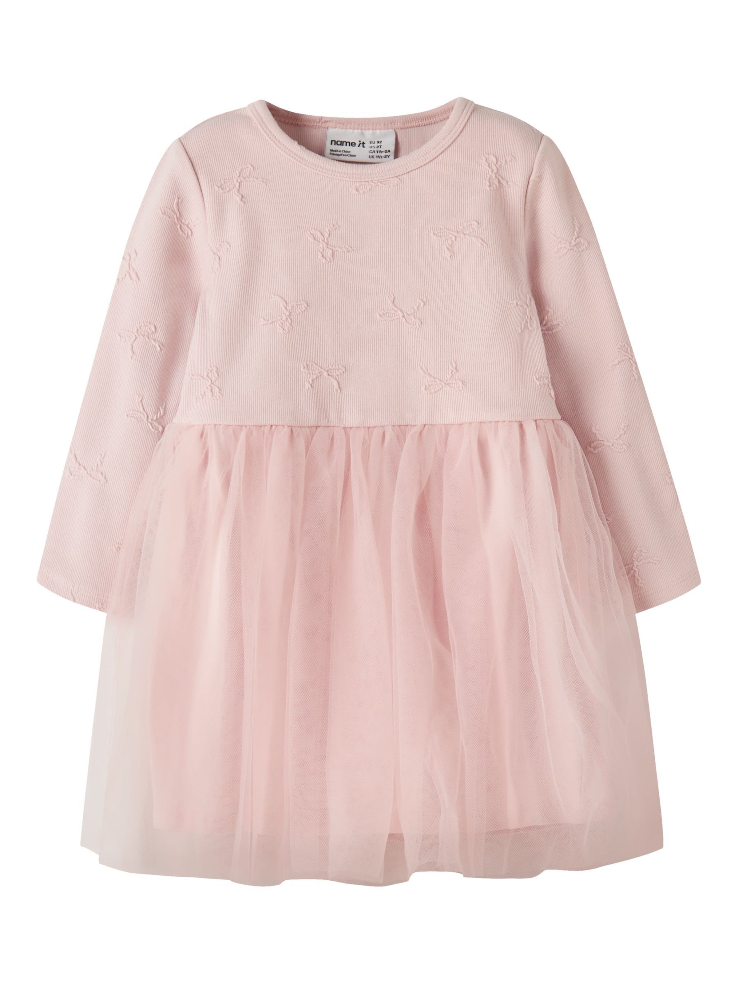 NAME IT - Vestido en rosa: frente