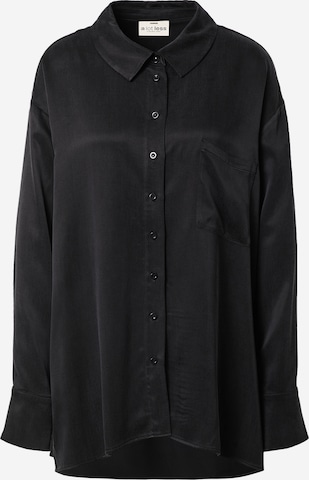 A LOT LESS Bluzka 'Viola' w kolorze czarny: przód