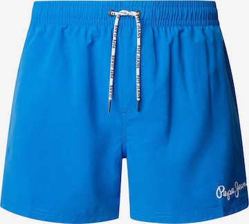 Pepe Jeans Board Shorts in Blue: front