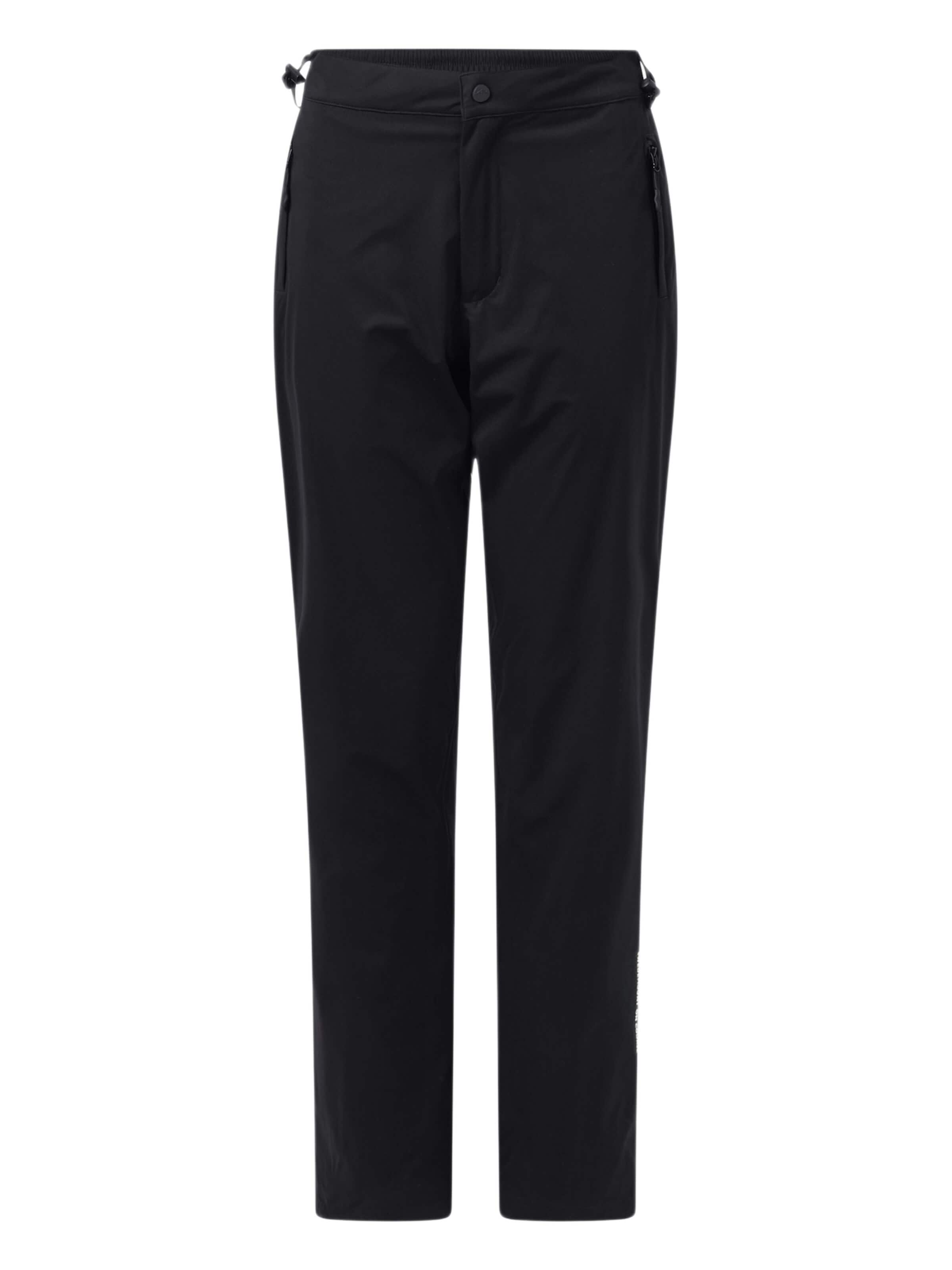 SWEDEMOUNT - regular Pantalón de montaña 'On Course' en negro: frente