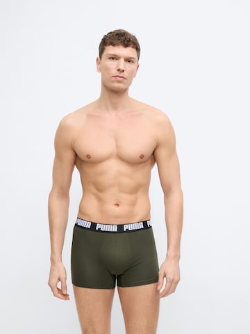 PUMA Boxershorts in Grün: Vorderseite
