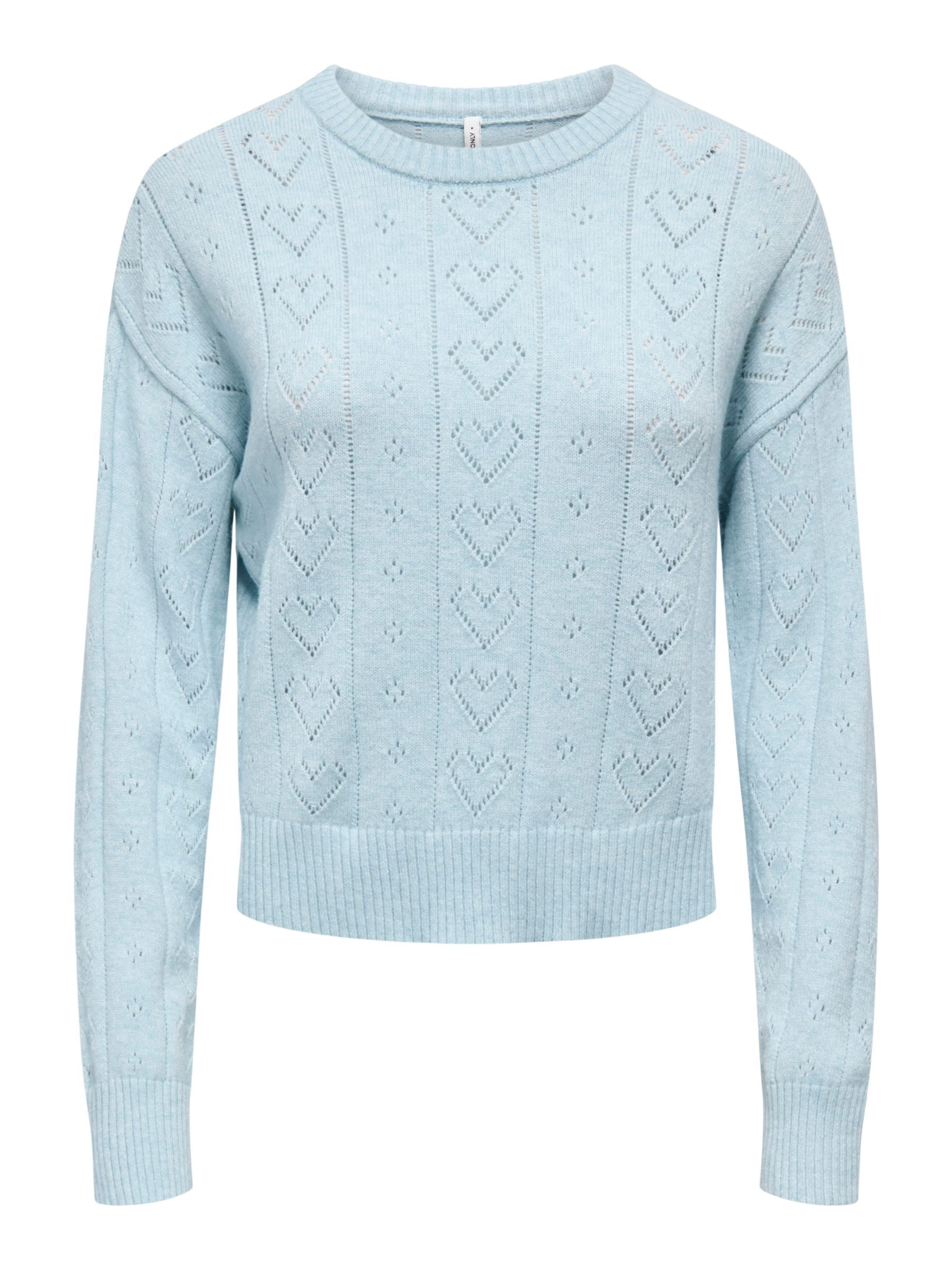 ONLY Pull-over 'ONLIsa' en bleu clair, Vue avec produit