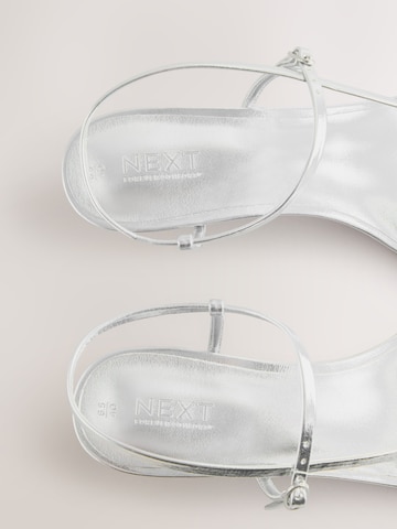 Sandalo con cinturino 'Forever Comfort' di Next in argento
