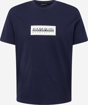 T-Shirt NAPAPIJRI en bleu : devant