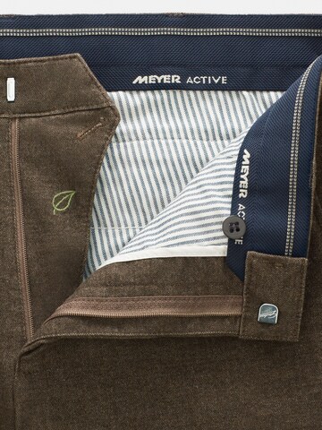 Regular Pantalon chino 'Bonn' MEYER en marron