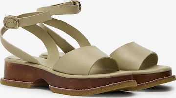 LOTTUSSE Strap Sandals 'Fusta' in Beige