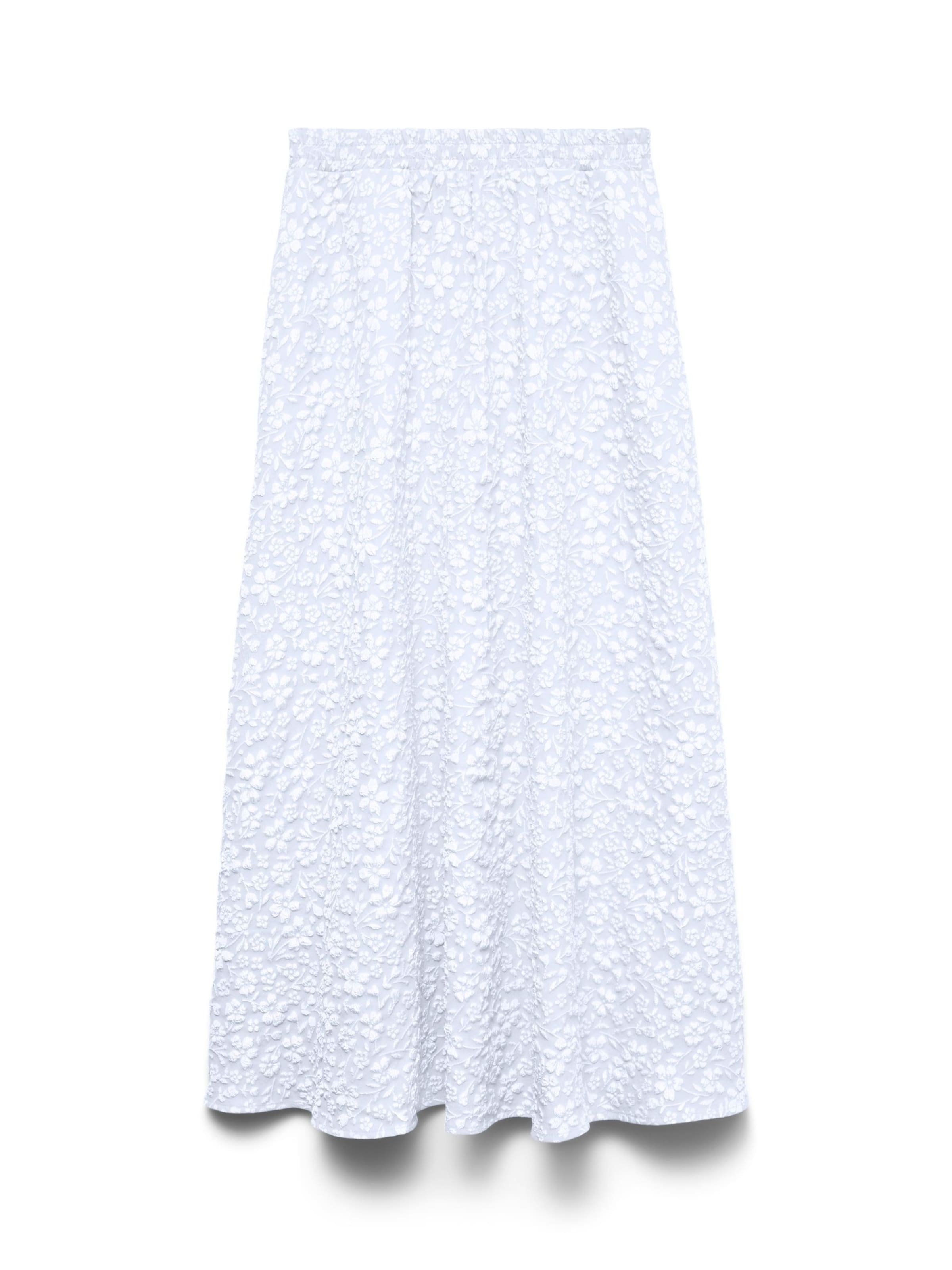 Jupe 'VMFiona' VERO MODA en blanc : devant