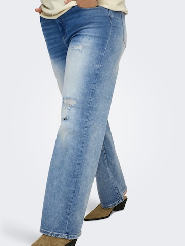 ONLY Carmakoma Wide Leg Jeans 'CARWilly' i blå