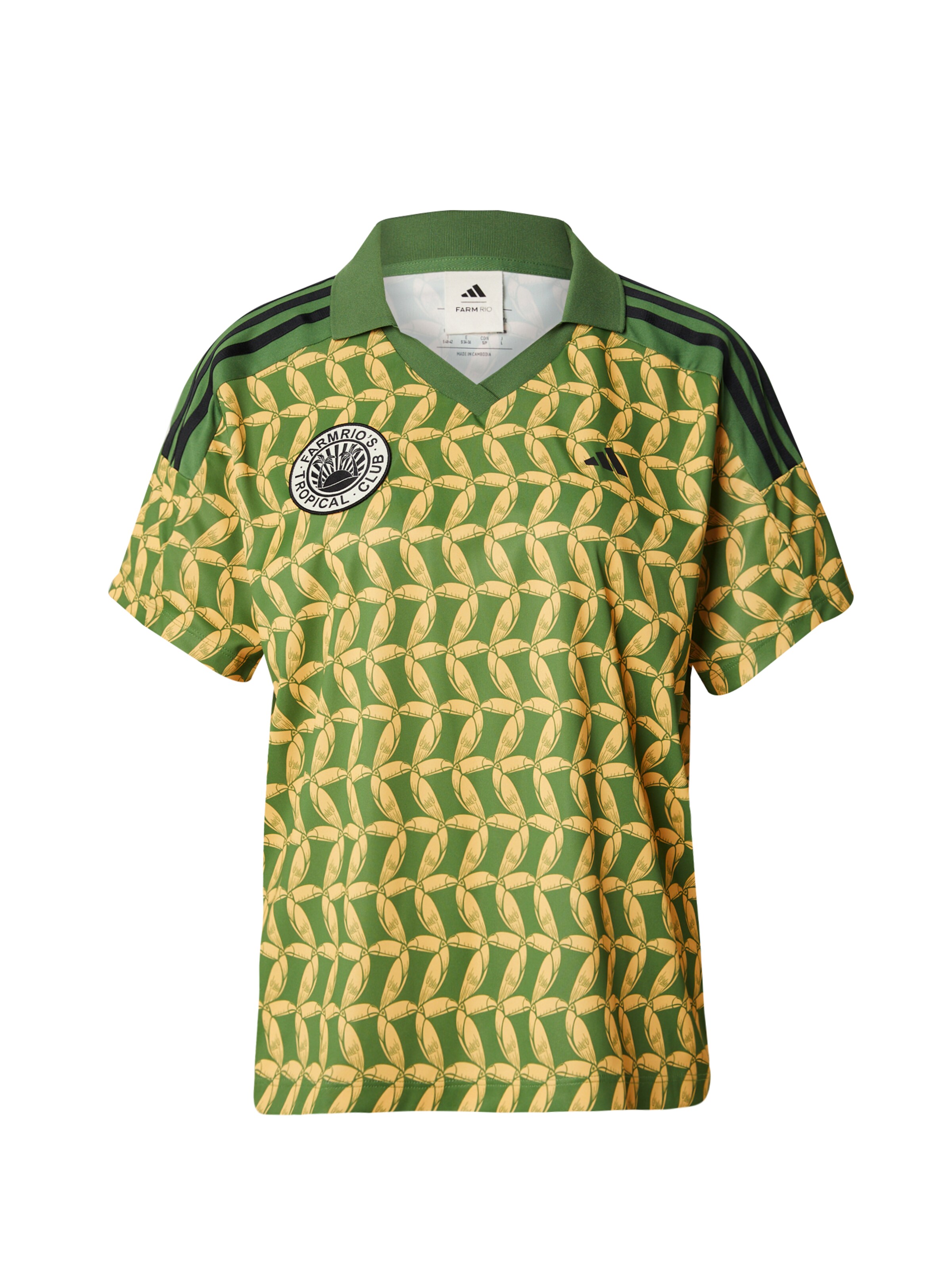 zaļš ADIDAS SPORTSWEAR Sporta krekls 'FARM TIRO': no priekšpuses