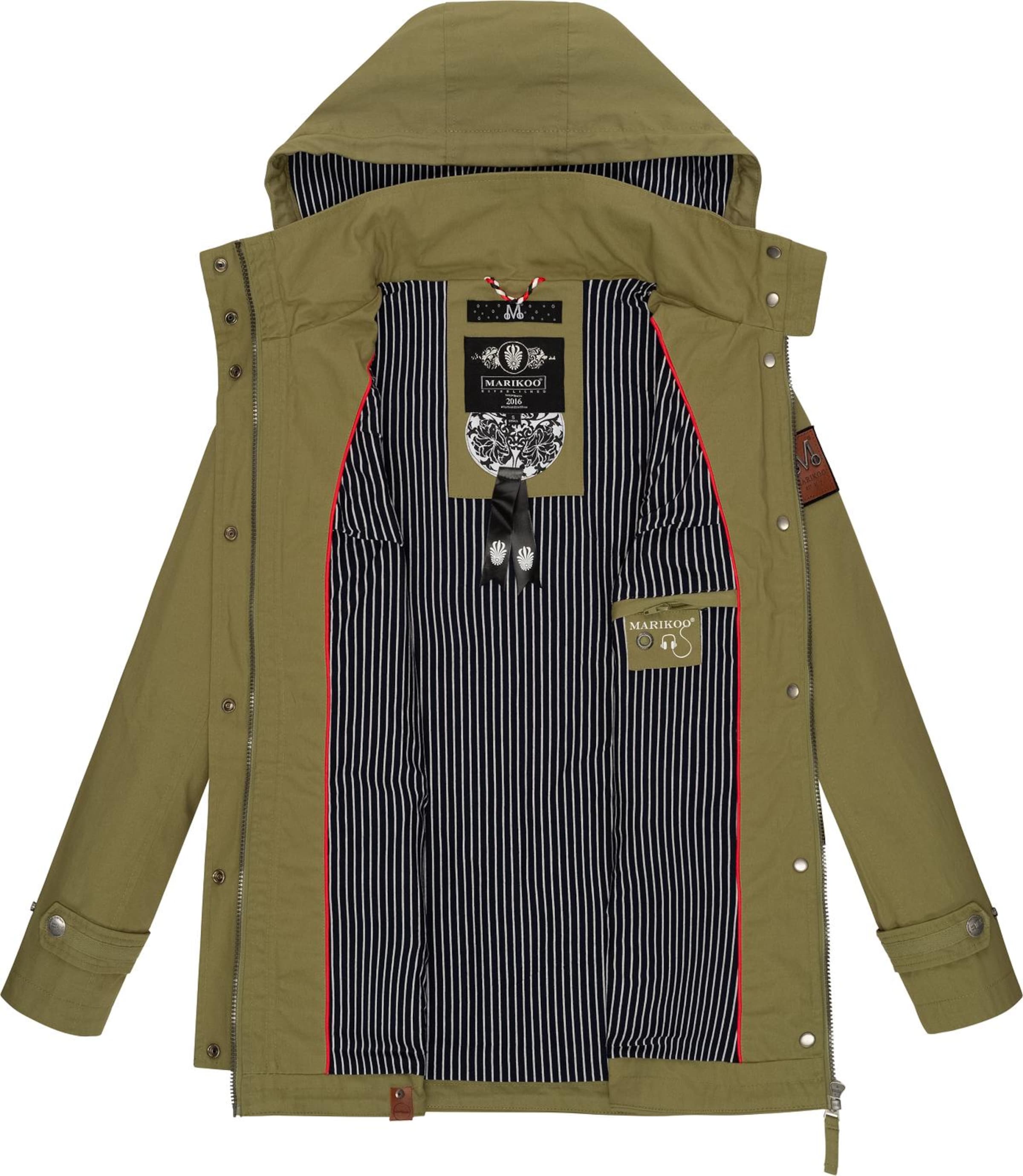 Parka di mezza stagione 'Nyokoo' di MARIKOO in verde