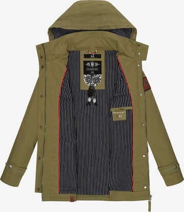 MARIKOO Between-seasons parka 'Nyokoo' in Green