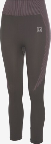 Skinny Pantalon de sport LASCANA ACTIVE en gris