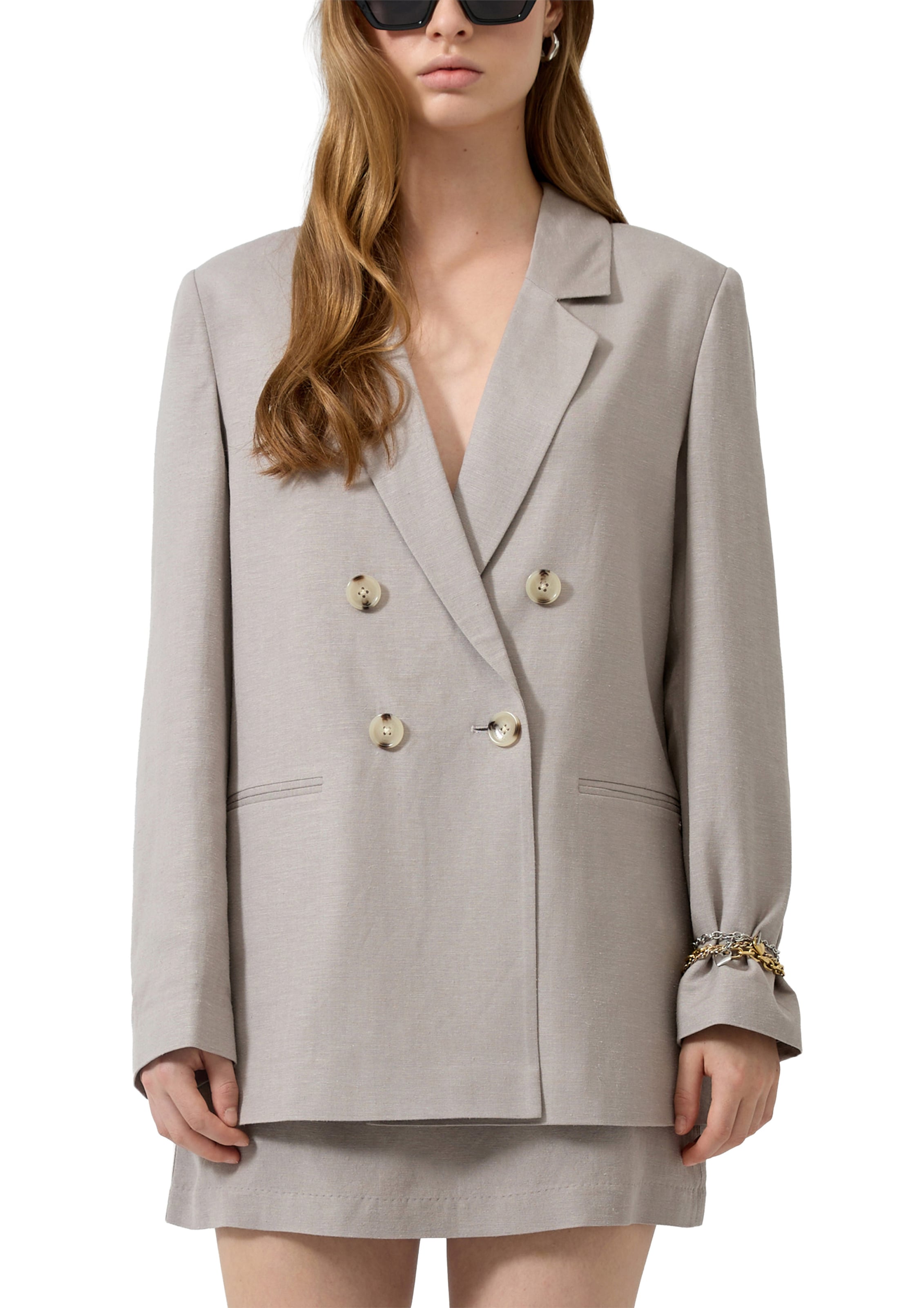 Blazer QS en beige