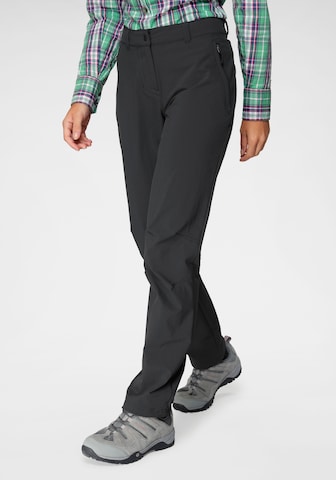 Schöffel Regular Outdoor Pants 'Engadin1' in Black: front