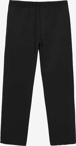 Pull&Bear Trousers in Black: front