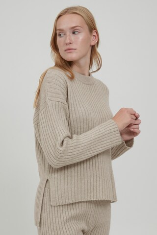 b.young Sweater 'NASIKA' in Beige: front