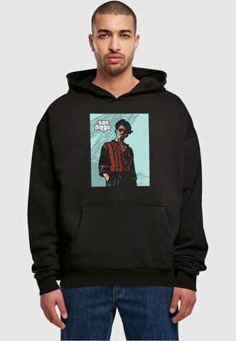 Merchcode Sweatshirt 'Grand San Diego' in Black: front