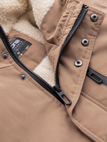 Ombre Winter parka in Brown