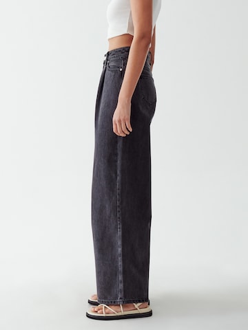 Calli Wide Leg Jeans i sort