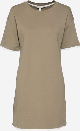 EDC BY ESPRIT Mekko värissä khaki / valkoinen, Tuotenäkymä