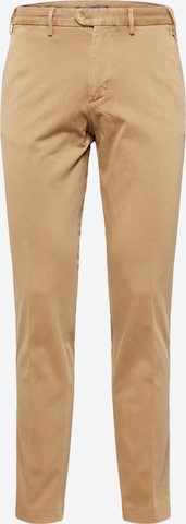 Tommy Hilfiger TailoredSlimfit Chino hlače 'HAMPTON' - smeđa boja: prednji dio