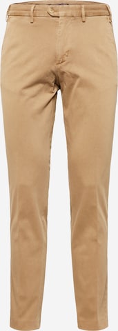 Tommy Hilfiger Tailored - Slimfit Pantalón chino 'HAMPTON' en marrón: frente