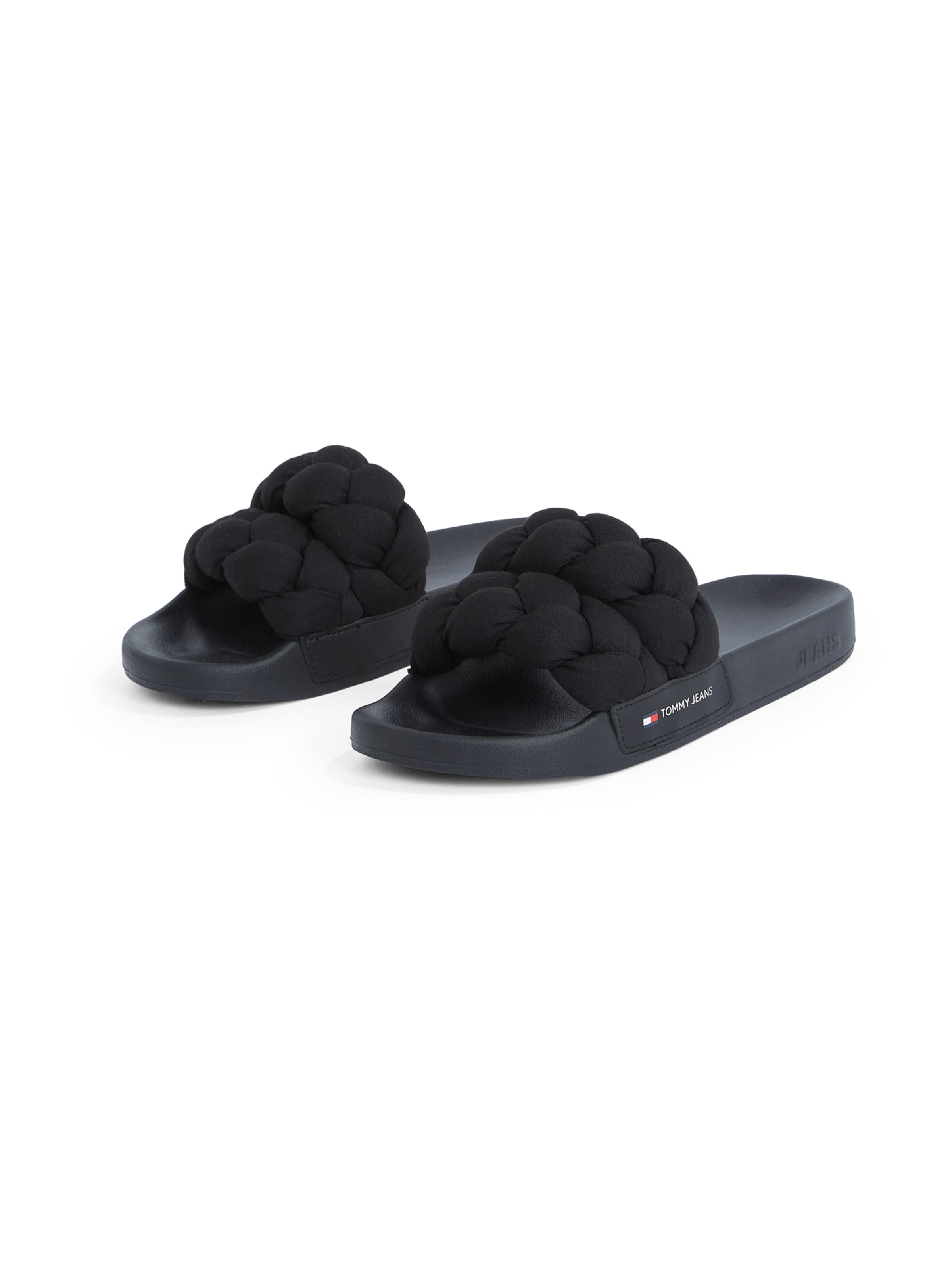 Tommy Jeans - Sapato aberto em preto